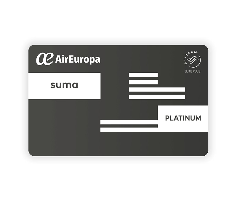 Air Europa SUMA España | Tarjeta de Pasajero Frecuente, Millas y Más
